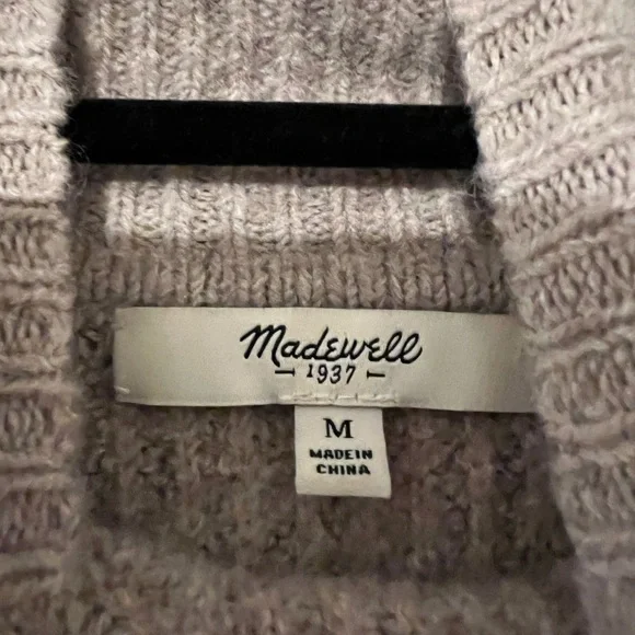 {{ Madewell Waffle Knit Turtle Neck Sweater }} - Picture 6 of 11